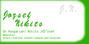 jozsef nikits business card